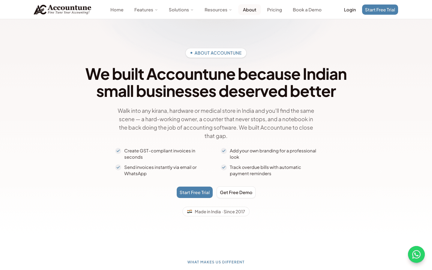 Accountune — Product Portal