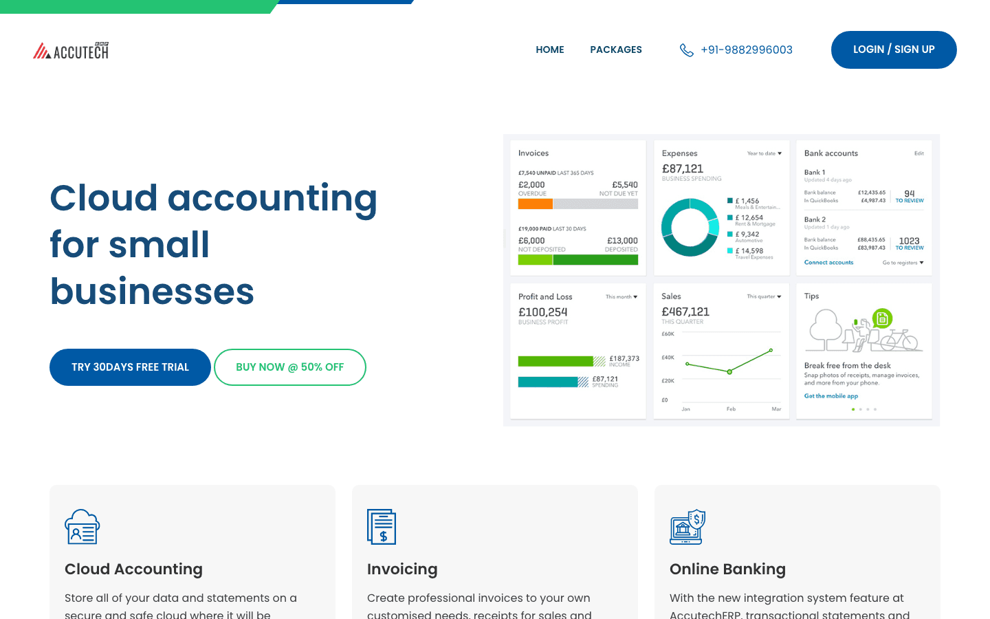 Accutech ERP — Key Features
