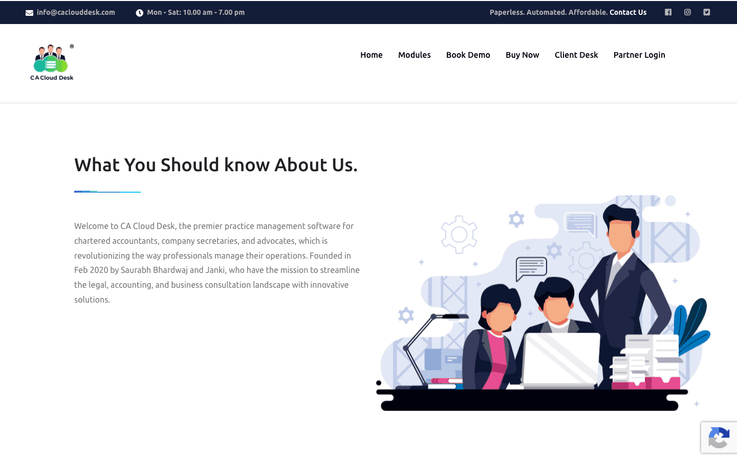 CACloudDesk — Product Portal