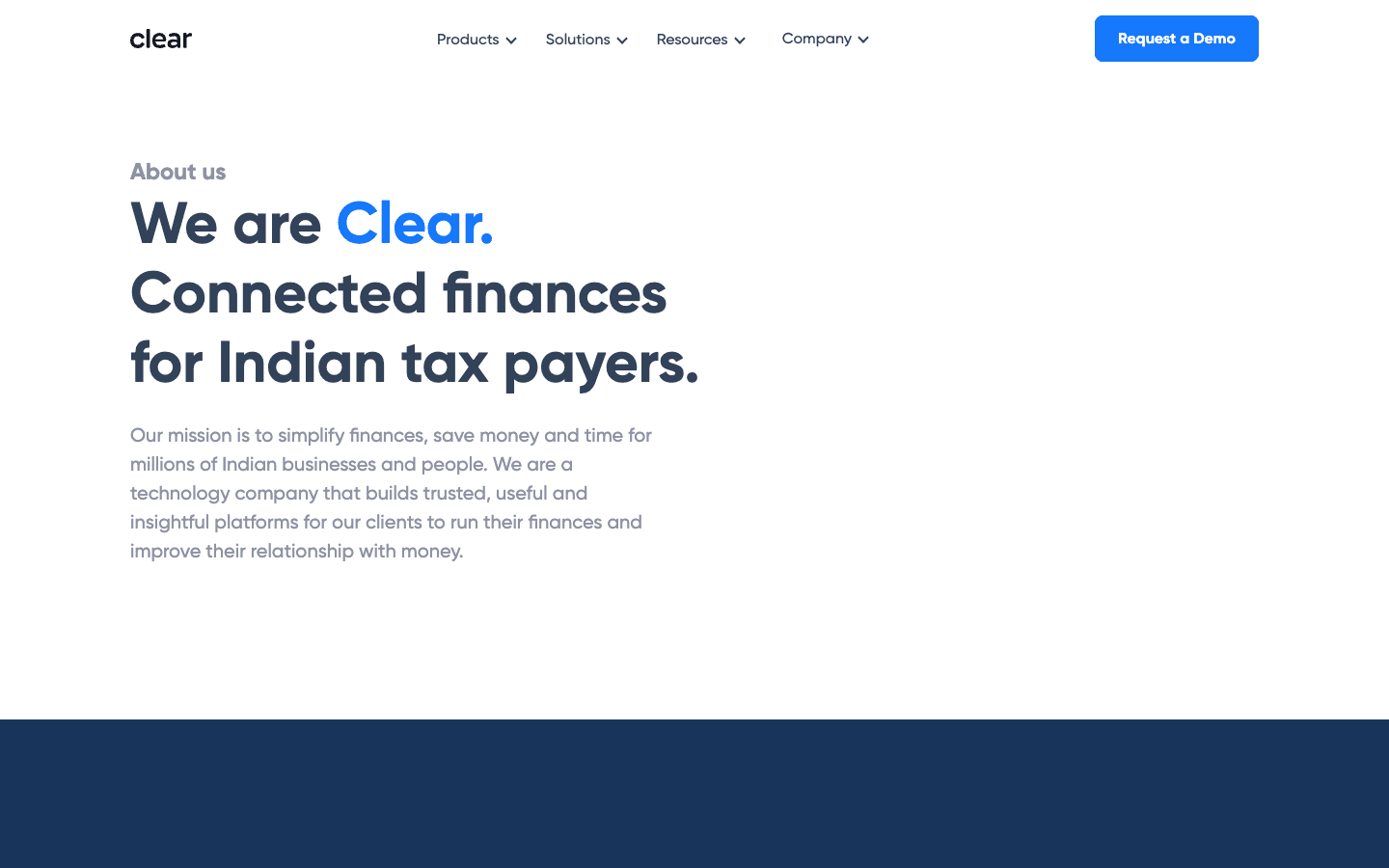 ClearTax ITR (Clear) — Product Portal