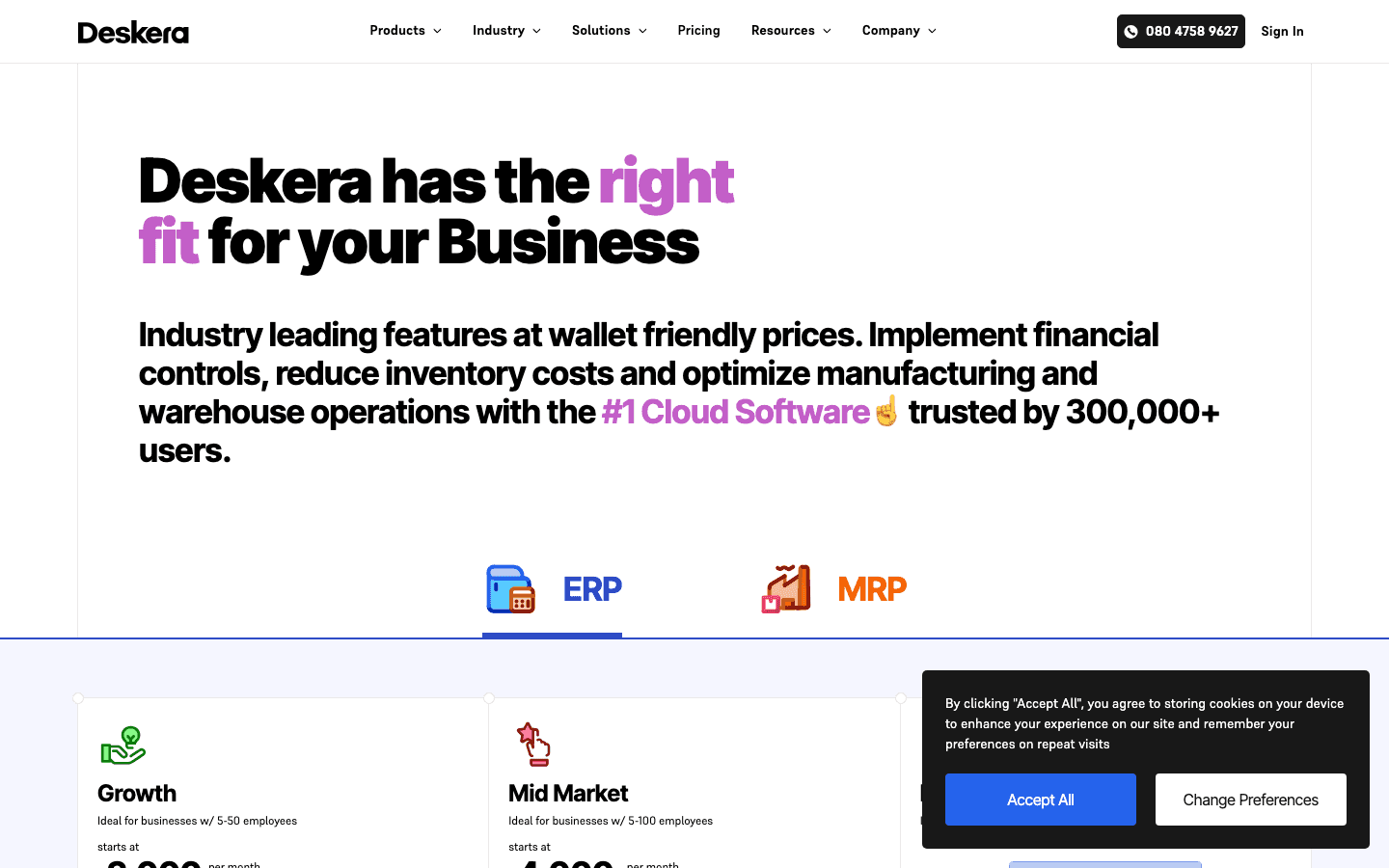 Deskera Books — Pricing & Plans