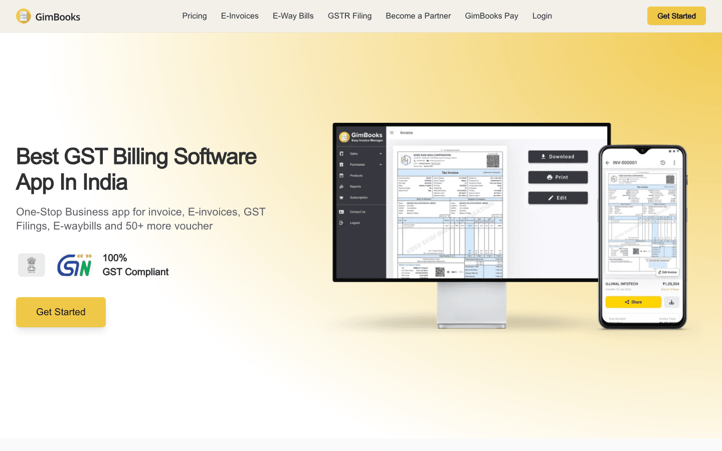 GimBooks — Product Portal
