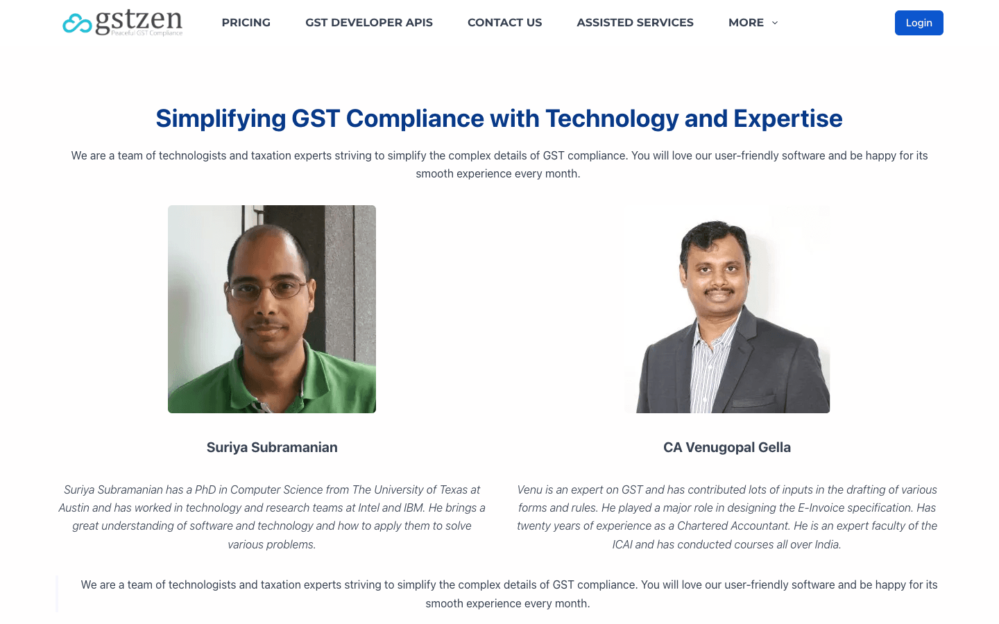 GSTZen — Product Portal