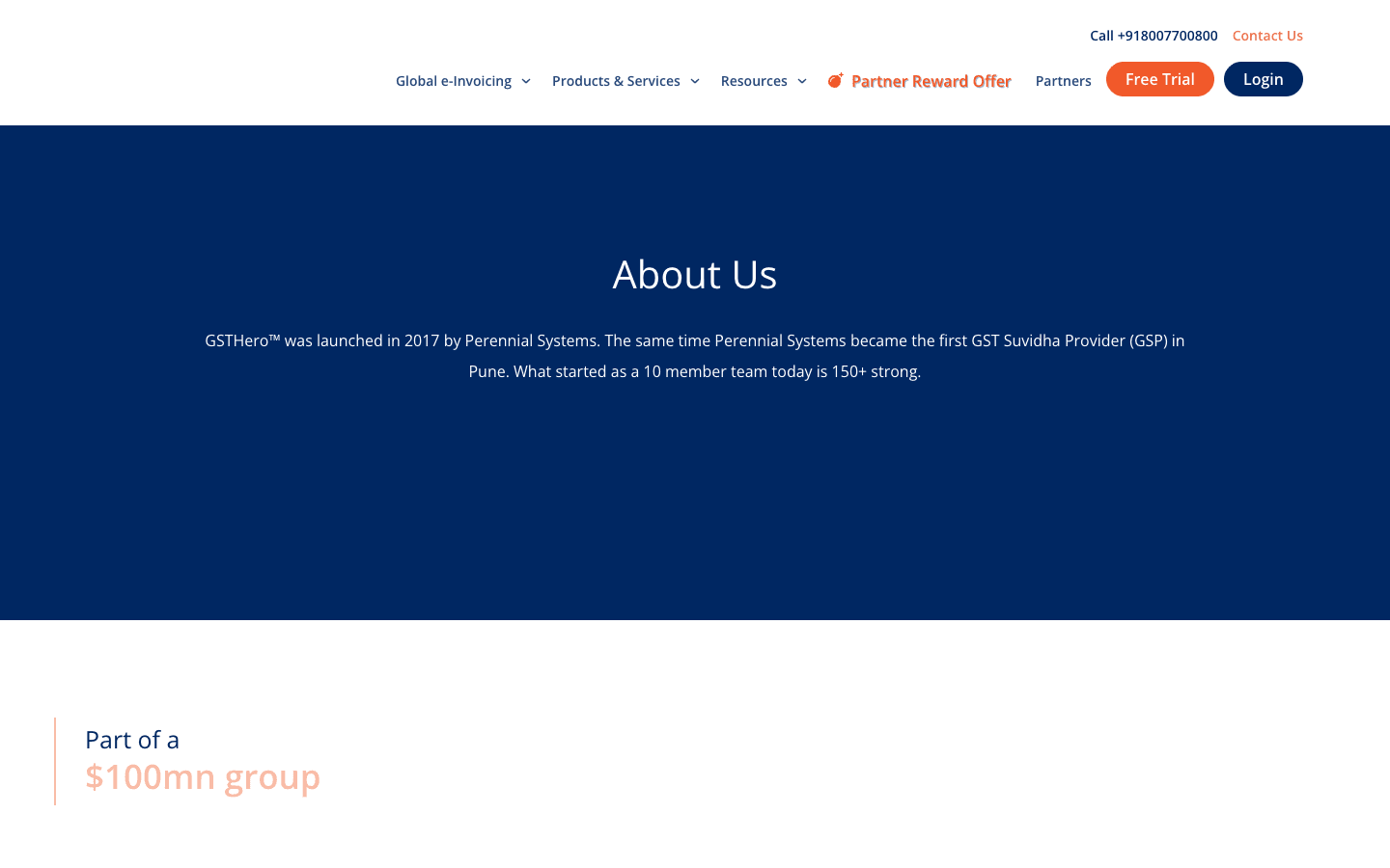 GSTHero (Perennial Systems) — Product Portal