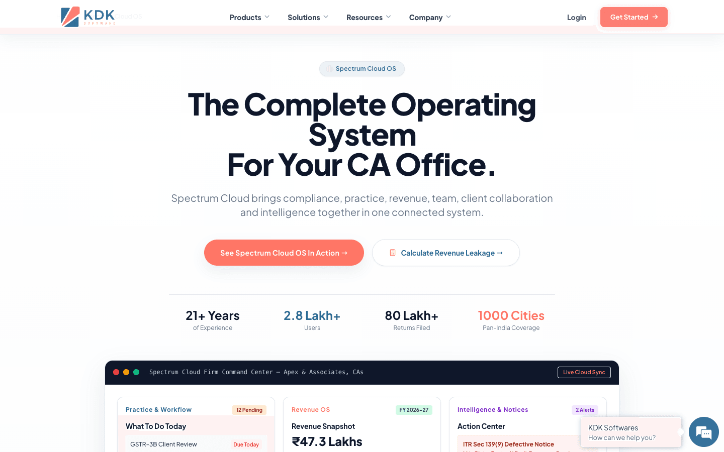 KDK Express GST / Spectrum — Product Portal