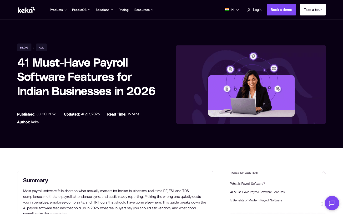 Keka — Key Features