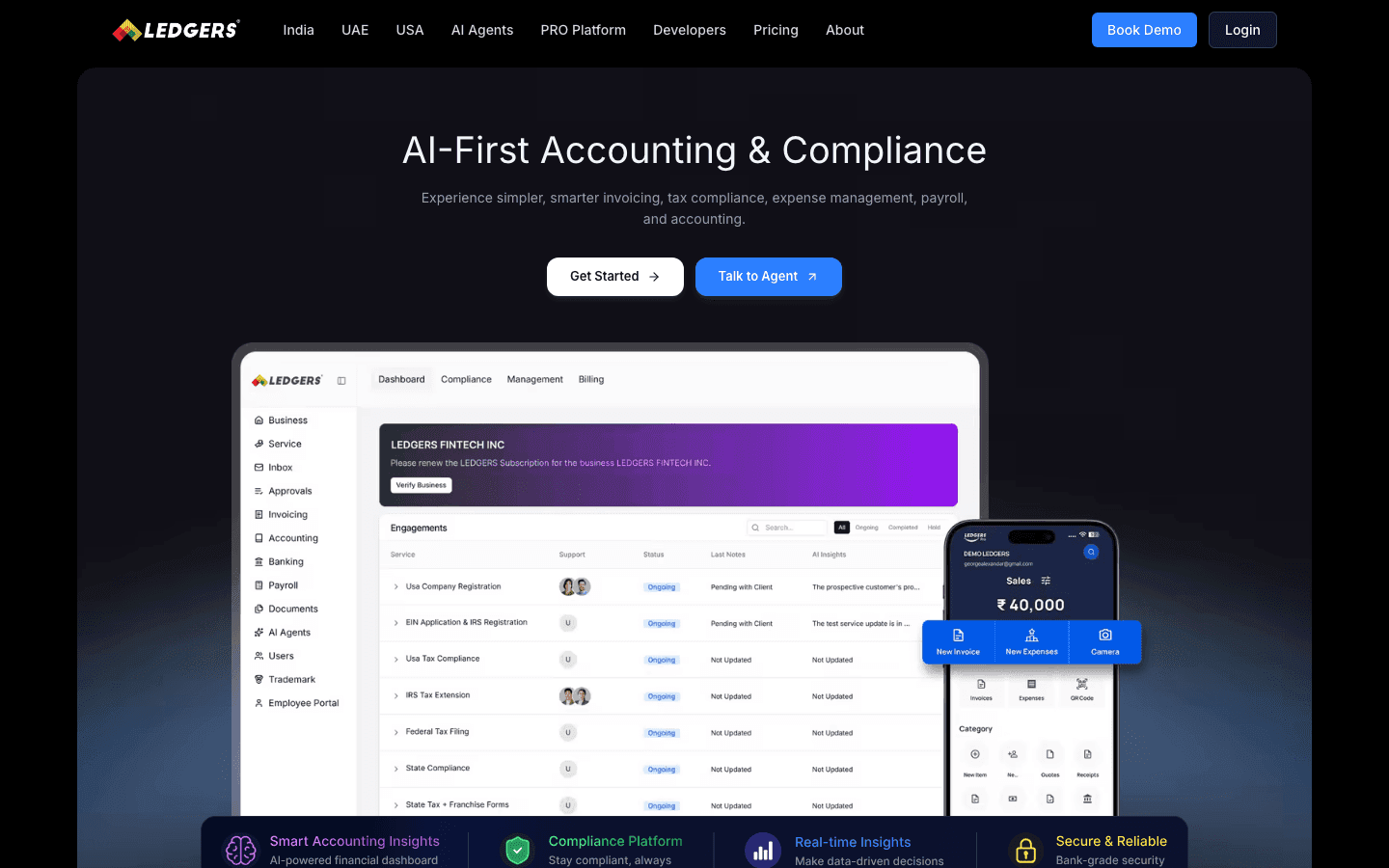 LEDGERS — Pricing & Plans
