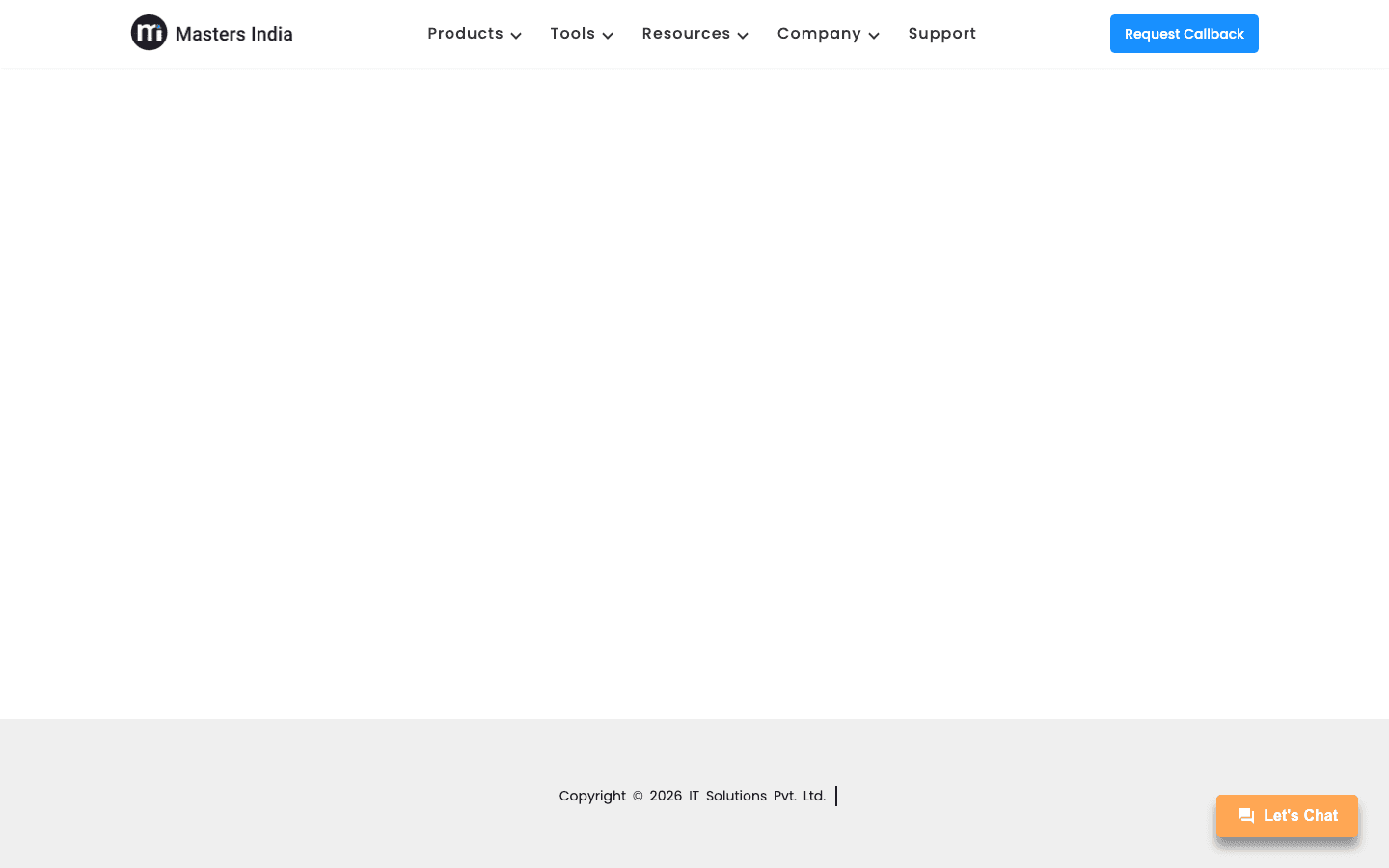 Masters India AutoCount — Product Portal