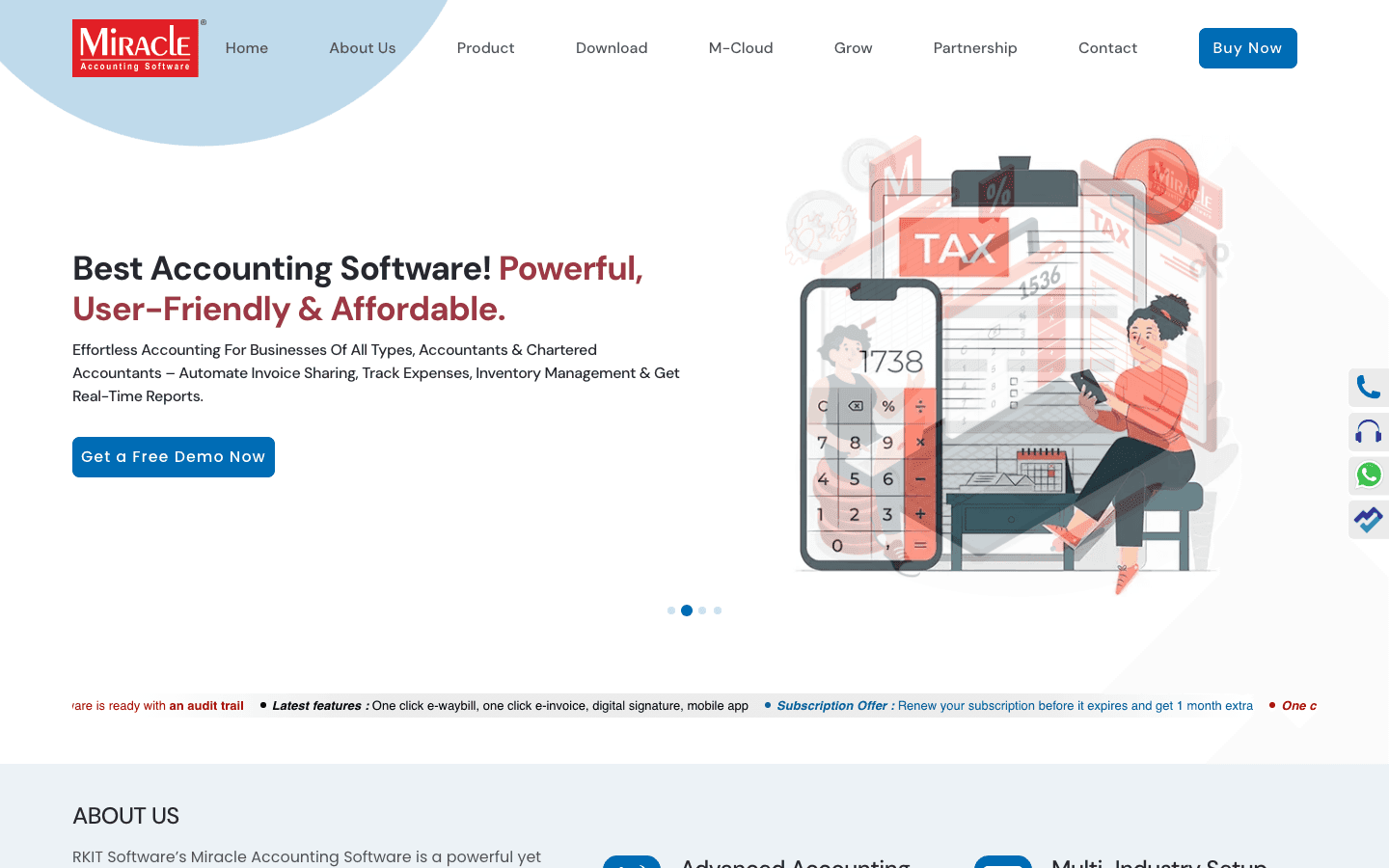 Miracle Accounting — Product Portal
