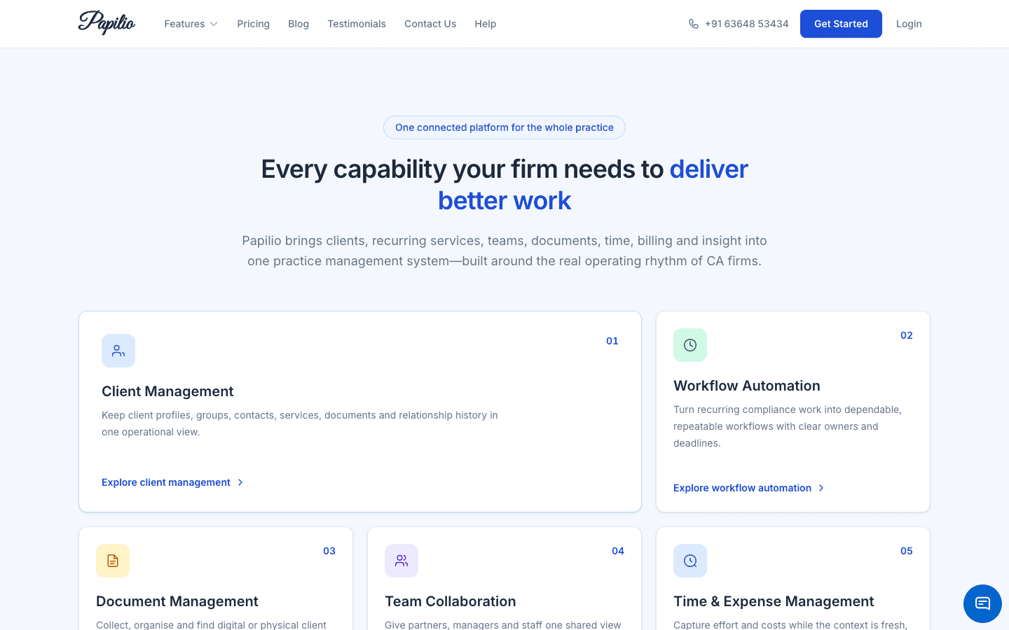 Papilio — Key Features