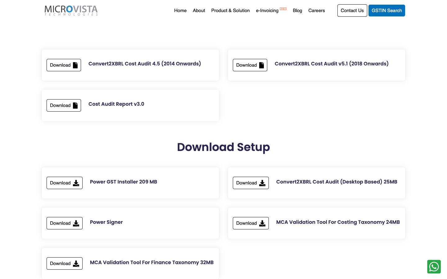 PowerGST (Microvista) — Pricing & Plans