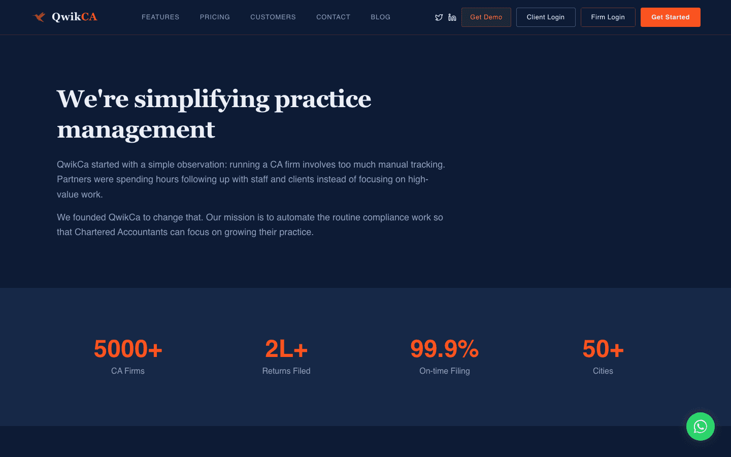 QwikCA — Product Portal