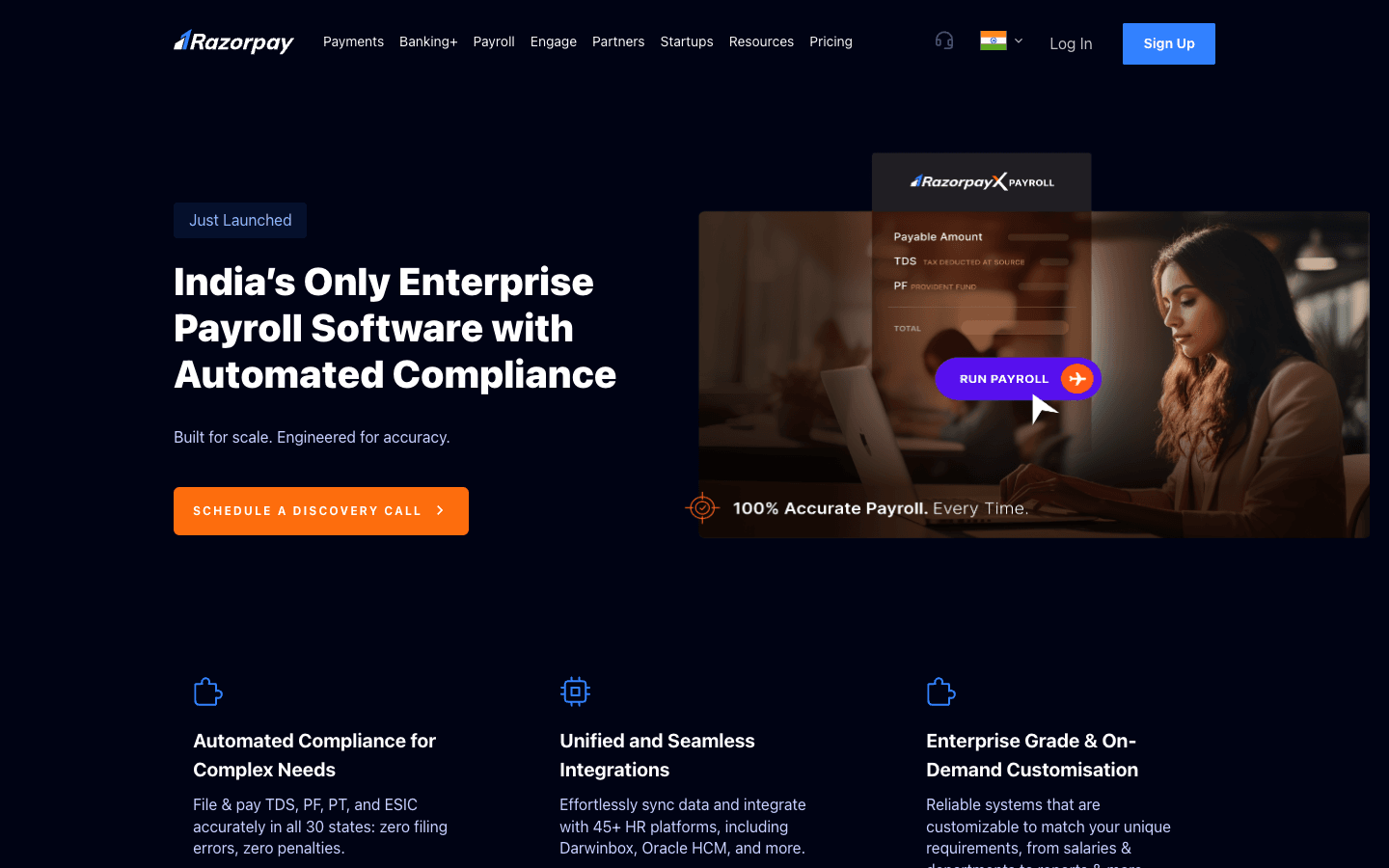 RazorpayX Payroll — Key Features