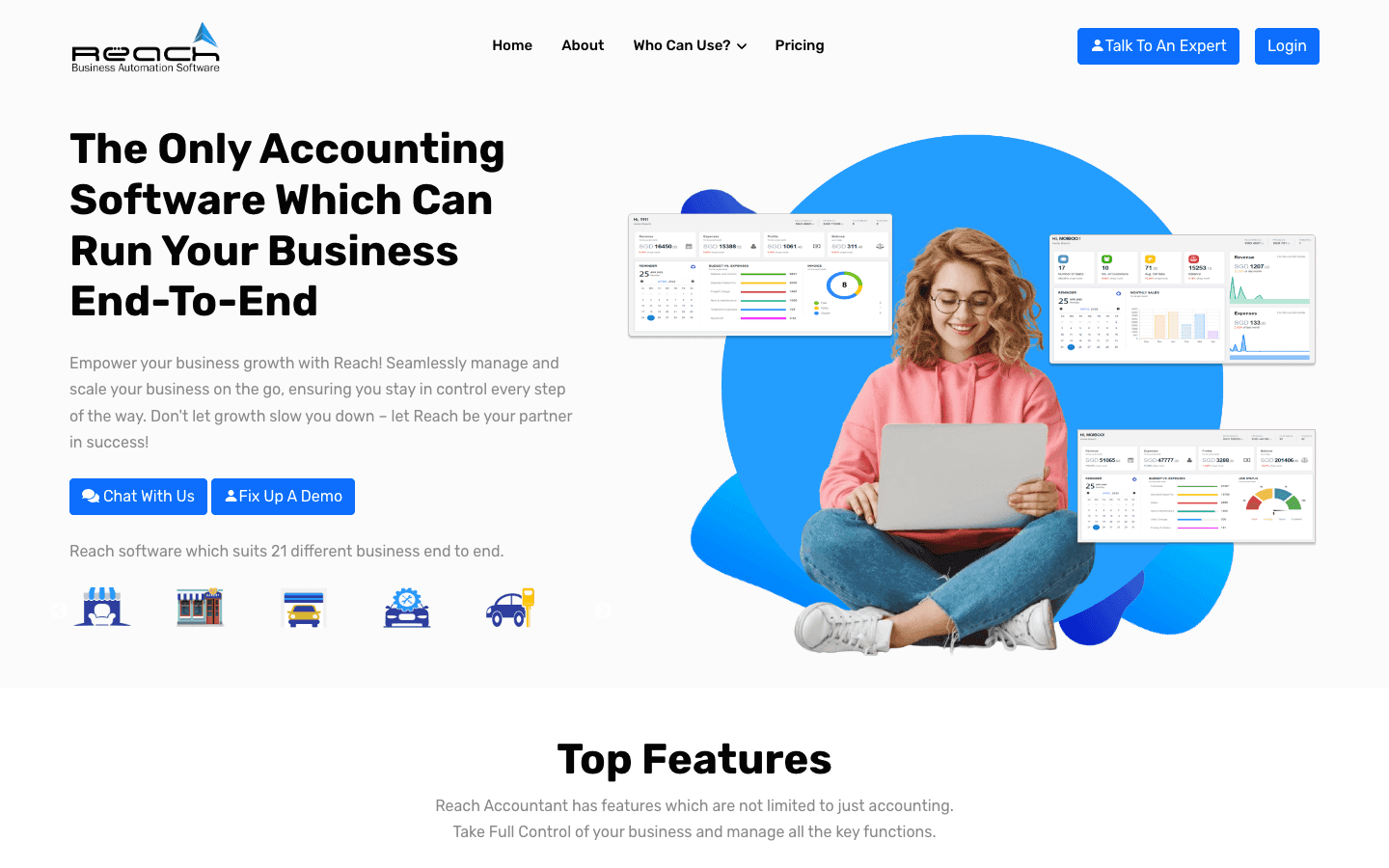 Reach Accountant — Key Features