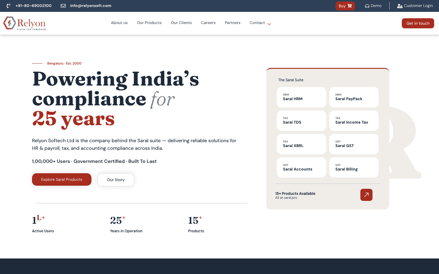 Saral Accounts — Key Features
