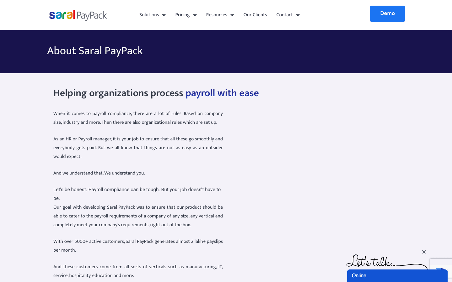 Saral PayPack — Product Portal