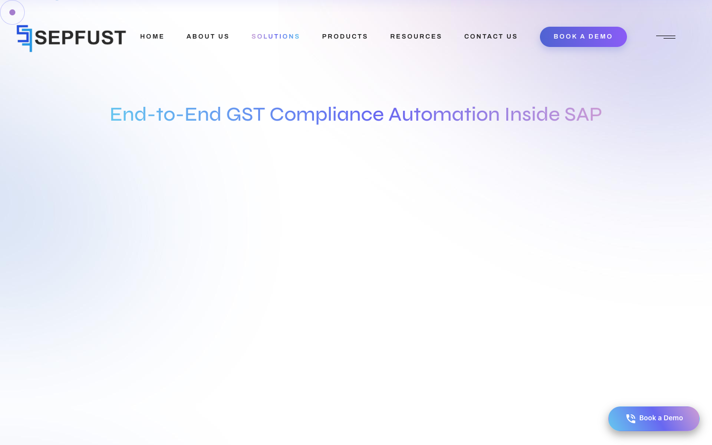 Sepfust GST Utility — Key Features