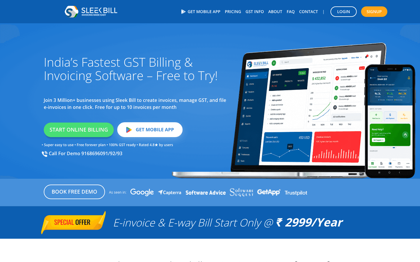 Sleek Bill — Key Features