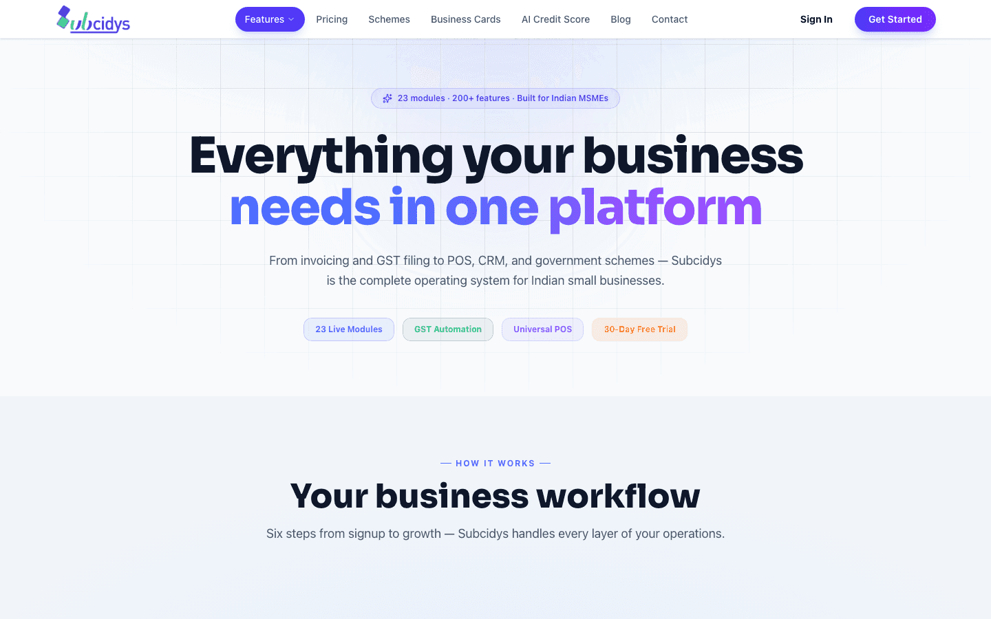 Subcidys — Key Features