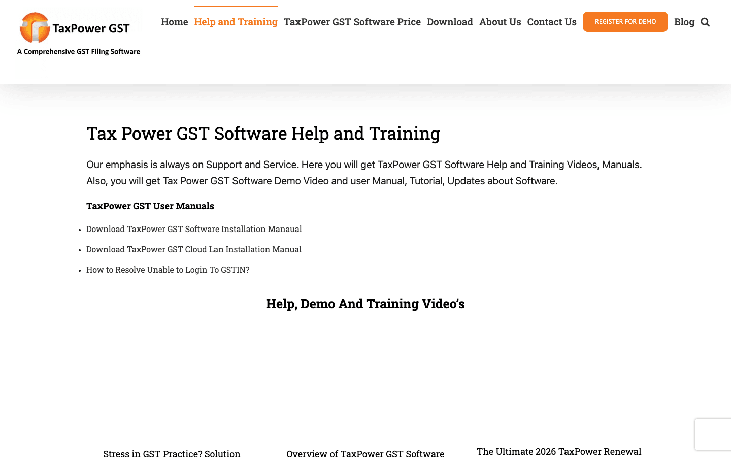 TaxPower GST (Micropro) — Key Features