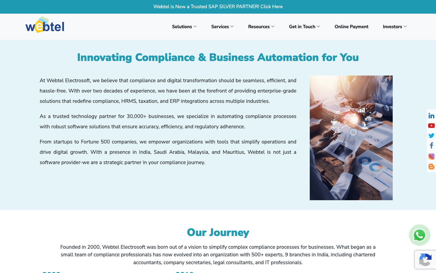 Webtel Web-e-GST — Product Portal
